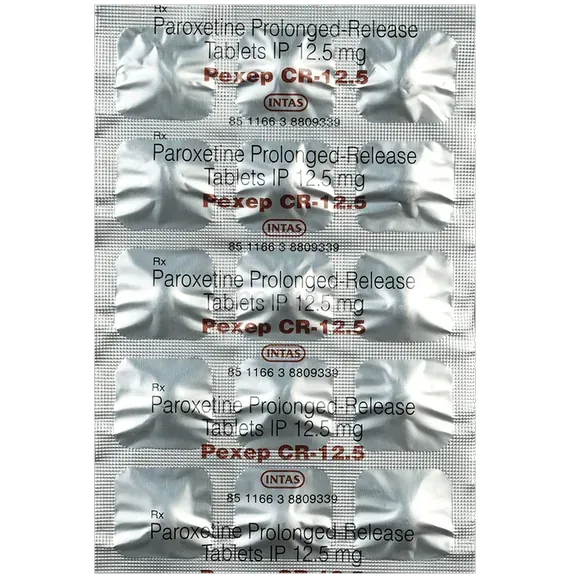 pexep cr 12.5mg tablet 15's